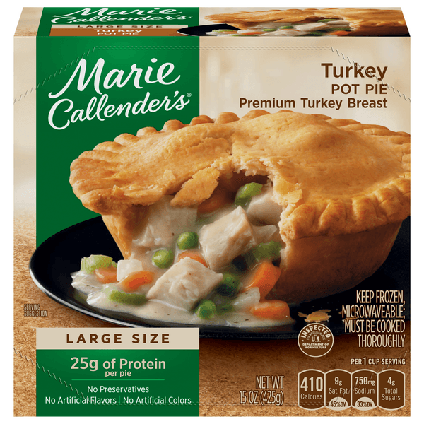 Marie Callender'S Turkey Pot Pie Meal