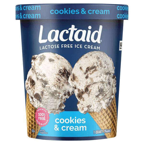 Lactaid Ice Cream Lactose Free Cookies & Cream