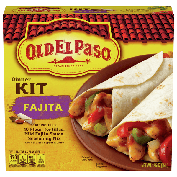 Old El Paso Dinner Kit Fajita