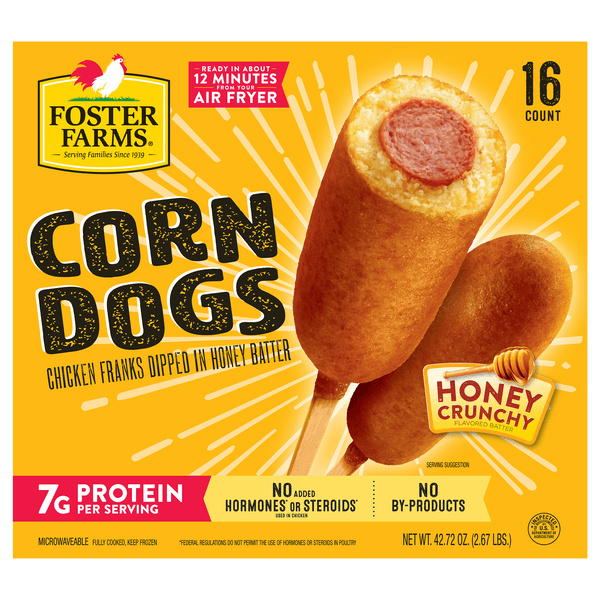 Is it Turmeric Free? Foster Farms Honey Crunchy Flavor Corn Dogs