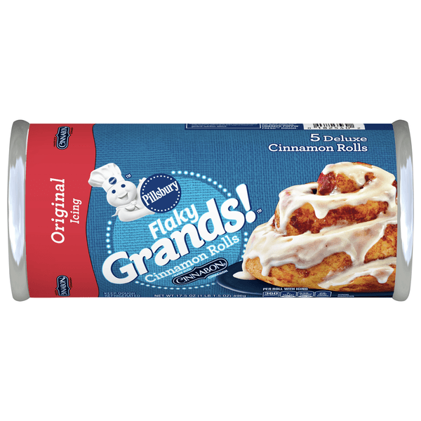 Pillsbury Grands! Cinnamon Rolls Big Flaky Supreme With Icing