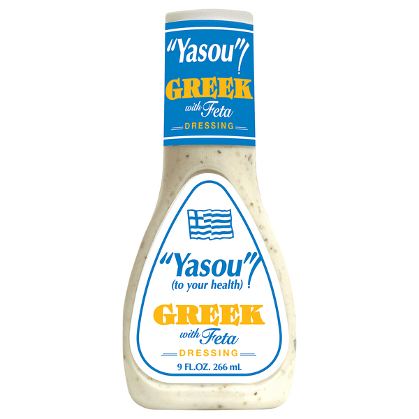 "Yasou"! (To You Health) Greek With Feta Dressing