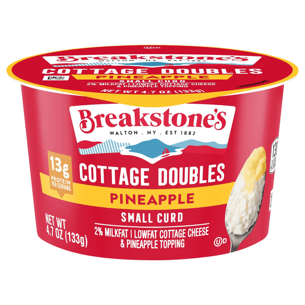 Breakstones Cottage Doubles Cottage Cheese And Fruit Pineapple