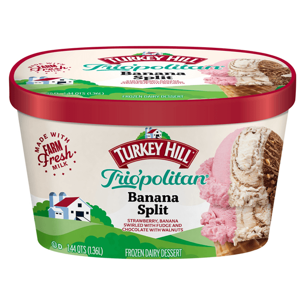 Turkey Hill Premium Banana Split Ice Cream