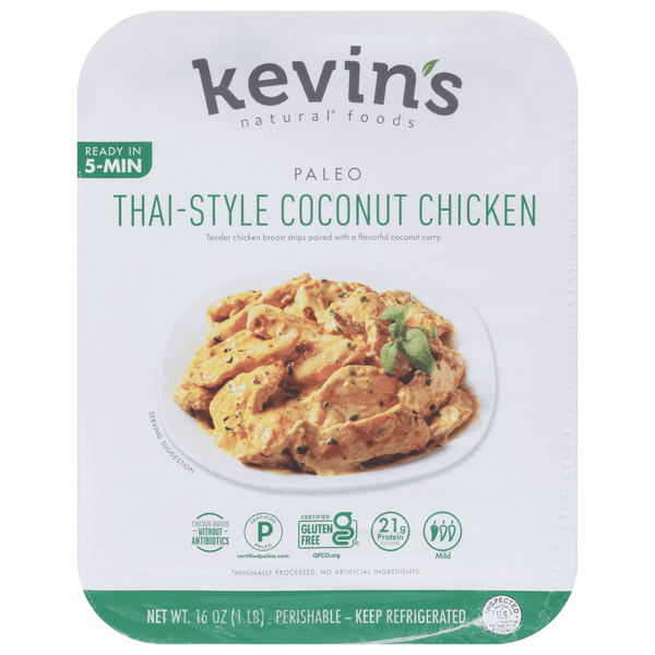 Kevins Natural Foods Thai Style Coconut Chicken
