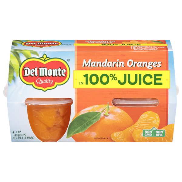 Is it Lactose Free? Del Monte Mandarin Oranges In Lightly Sweetend Juice + Water Cups