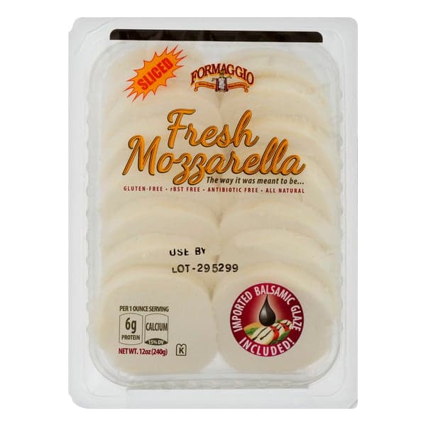 Formaggio Fresh Mozzarella W/ Balsamic Glaze