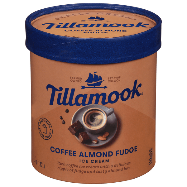 Tillamook Coffee Almond Fudge Ice Cream