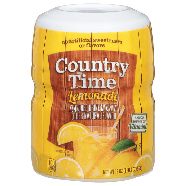 Country Time Lemonade Flavored Drink Mix Makes 8 Quarts