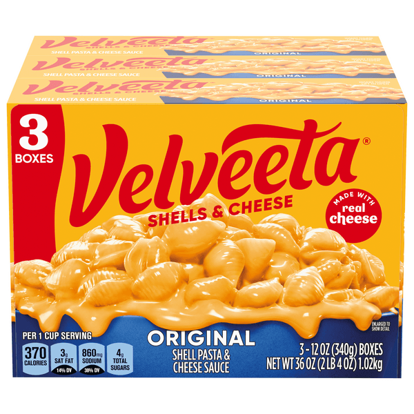 Is it High Fructose Corn Syrup Free? Velveeta Shells And Cheese Original Macaroni And Cheese Dinner, Pack, Boxes