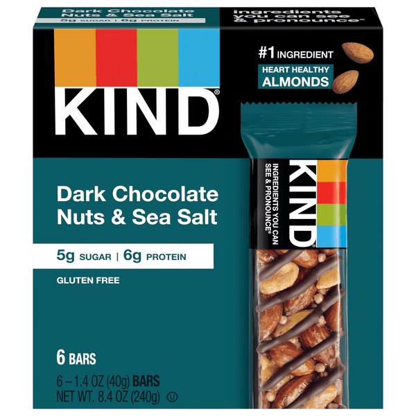 Is it Artificial Food Coloring Free? Kind Snacks Dark Chocolate Nuts And Sea Salt Bars