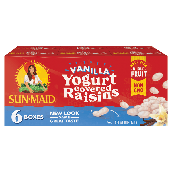 Sun-maid Raisins Vanilla Yogurt