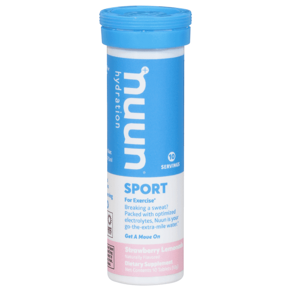 Is it Lactose Free? Nuun Sport Hydration Tablets Strawberry Lemonade