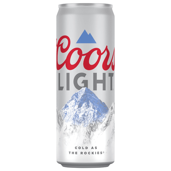 Coors Light American Style Light Lager Beer 4.2% Abv Can