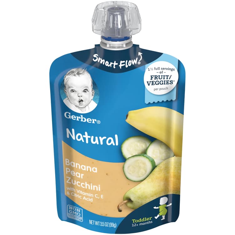Gerber 3Rd Foods Stage 3 Toddler Food Banana Pear Zucchini