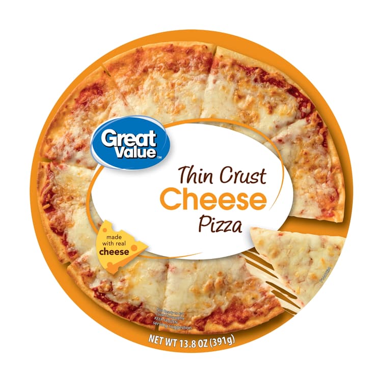 Great Value Thin Crust Cheese Pizza