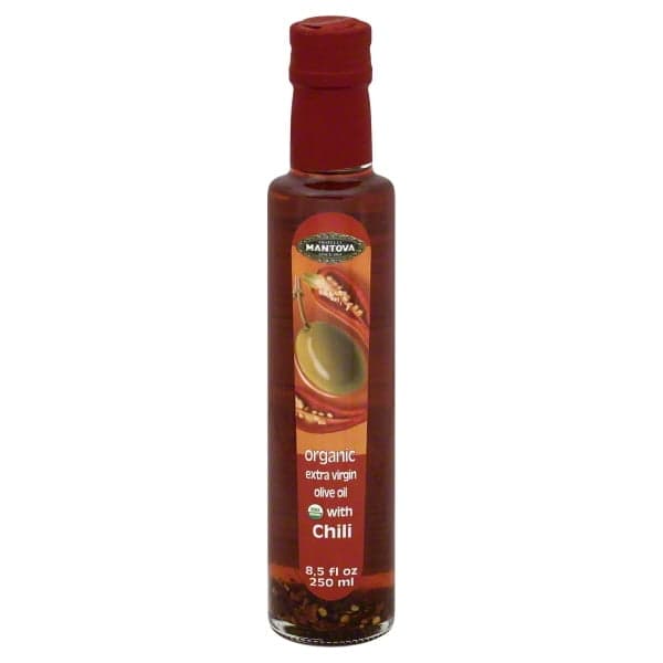 Fratelli Mantova Olive Oil, Organic, With Chili, Extra Virgin