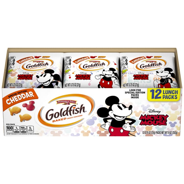 Goldfish Special Edition Disney Mickey Mouse Cheddar Crackers