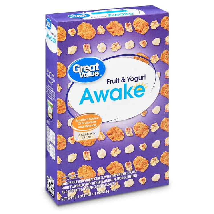 Great Value Awake Cereal, Fruit & Yogurt