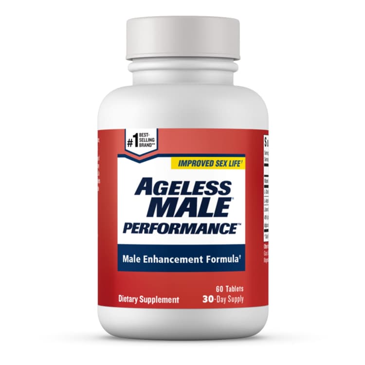 Ageless Male Performance - Non Prescription Male Enhancement - Nitric Oxide Booster For Men - Promote Blood Circulation, Arousal, Energy Production