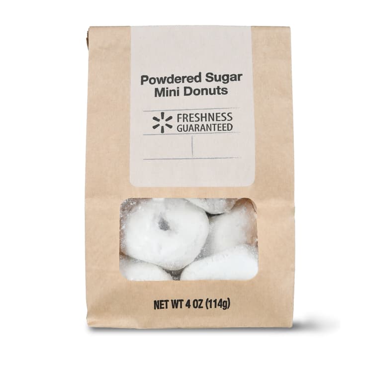 Freshness Guaranteed Mini Powdered Sugar Donut