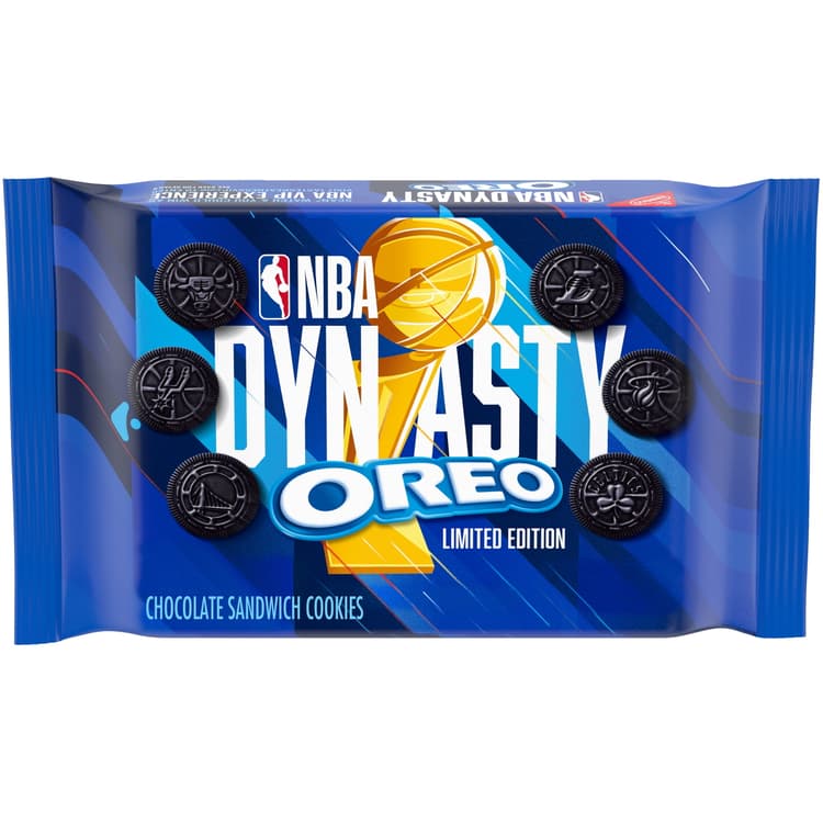Oreo Nba Dynasty Chocolate Sandwich Cookies, Limited Edition