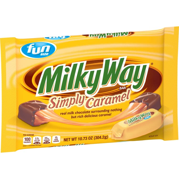 Milky Way Fun Size Caramel Milk Chocolate Candy Bars