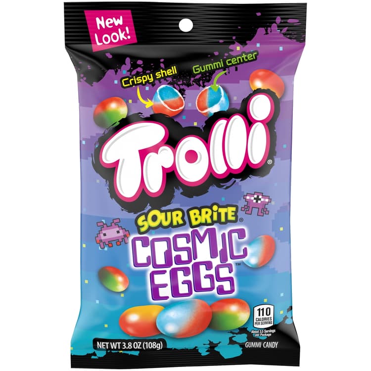 Trolli Sour Brite Cosmic Eggs Gummy Candy