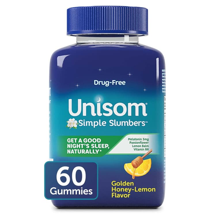Unisom Simple Slumbers Golden Honey Lemon Gummies