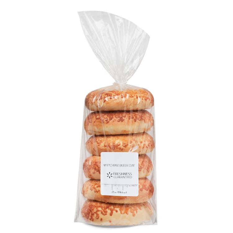 Freshness Guaranteed Asiago Cheese Bagels