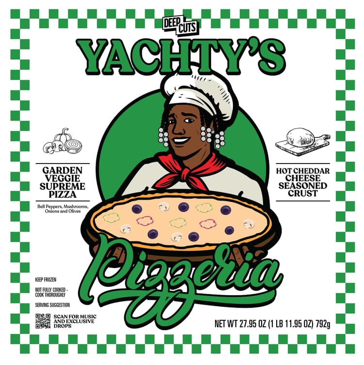 Deep Cuts - Lil Yachty Garden Veggie Supreme, Seasoned Rising Crust Pizza