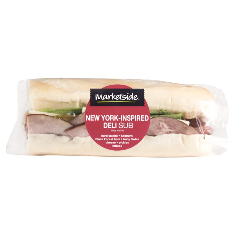 Marketside New York Deli Sub, Half
