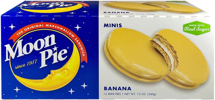 Moon Pie Mini Banana Marshmallow Sandwiches