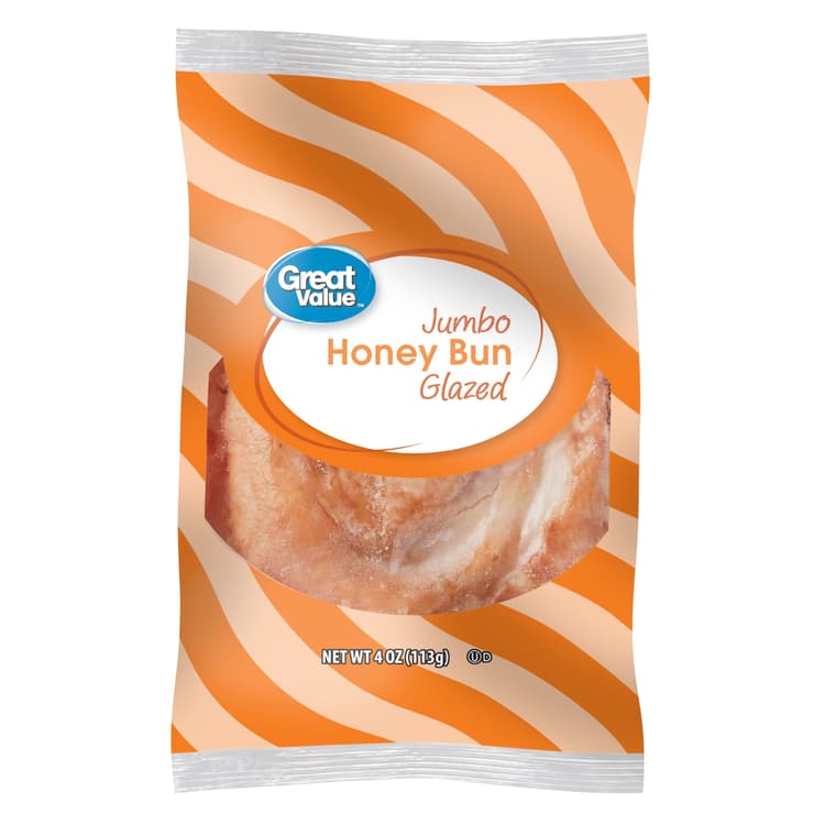 Great Value Jumbo Glazed Honey Bun