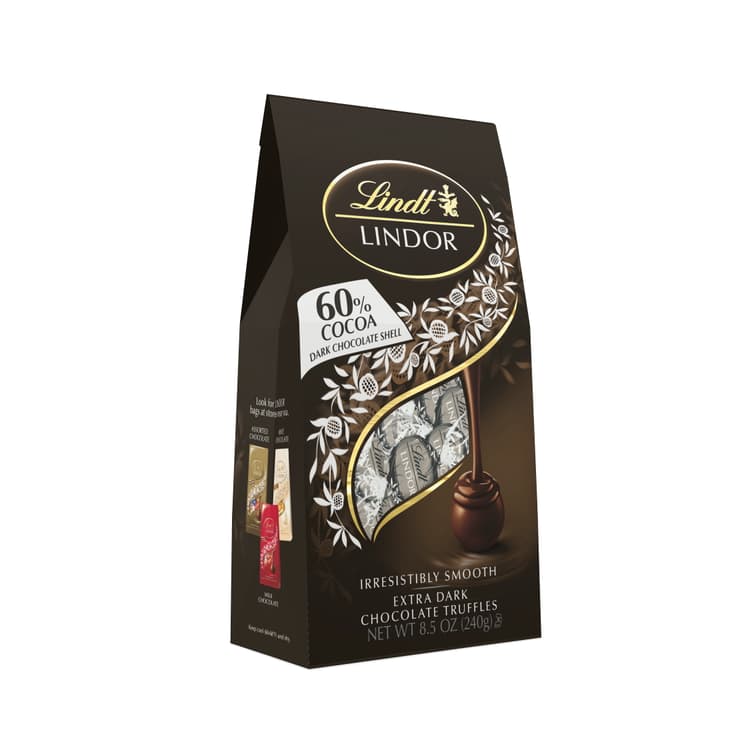 Lindt Lindor 60% Extra Dark Chocolate Truffles