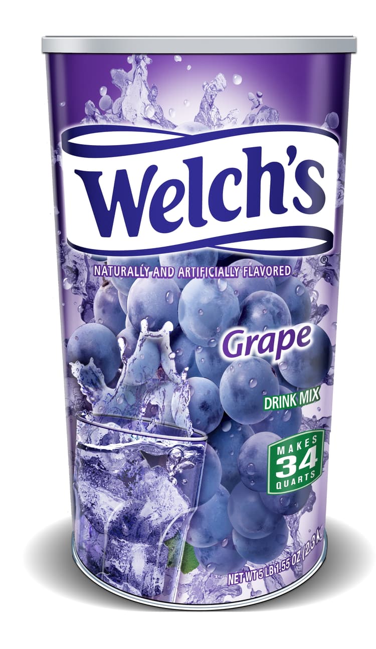 Welch'S Drink Mix Canister Grape