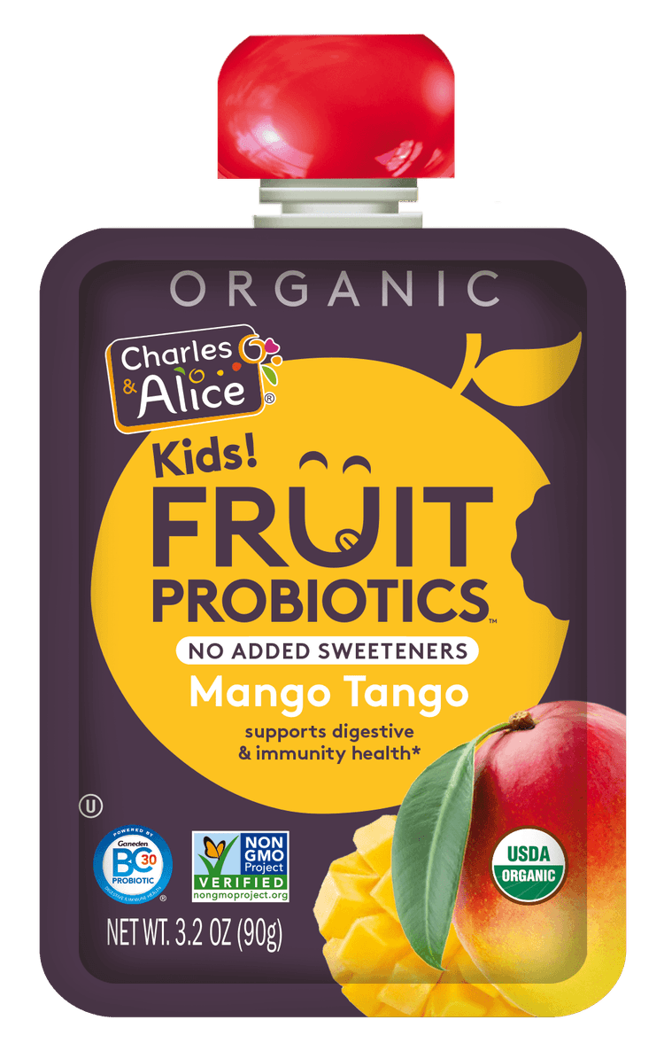 Charles & Alice Kids Organic Fruit Probiotics Mango Tango