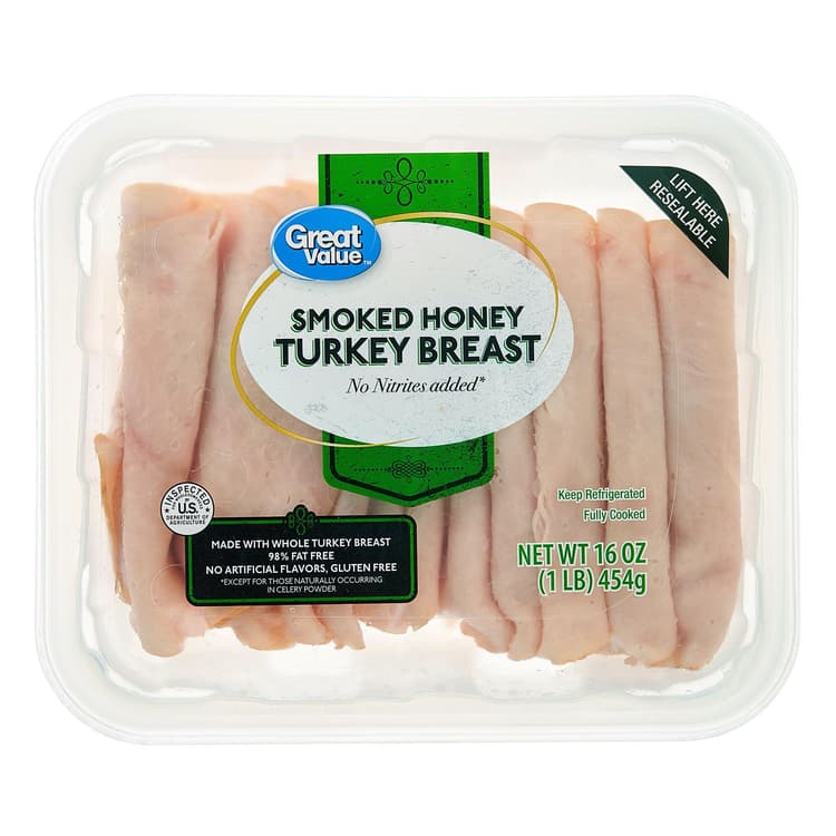 Great Value Smoked Honey Turkey Breast