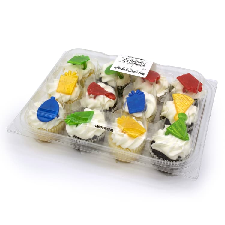 Freshness Guaranteed Assorted Cupcakes With Rings