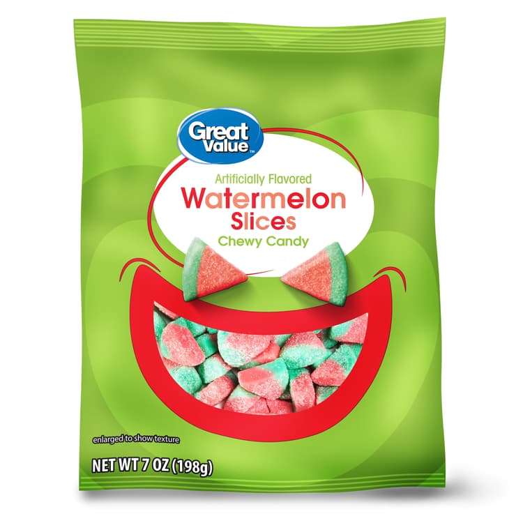 Great Value Watermelon Slices Chewy Candy