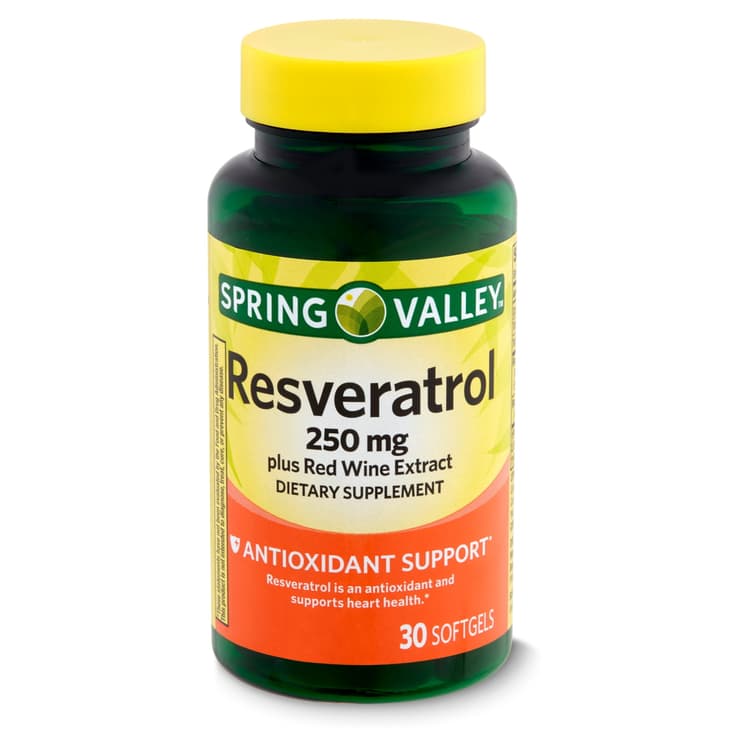 Spring Valley Resveratrol Plus Red Wine Extract Dietary Supplement
