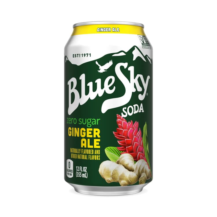 Blue Sky Zero Ginger Ale