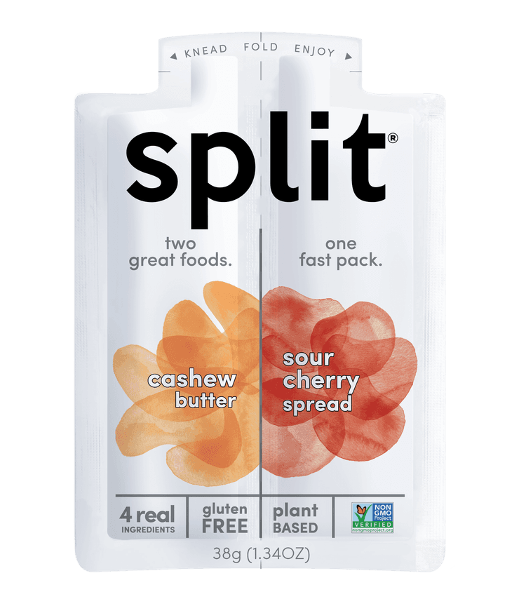 Pb&Amp;J School Snack, Split Nutrition Cashew Butter And Sour Cherry Squeeze Pouch, Kids Snack