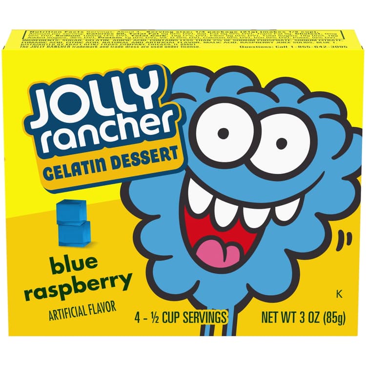 Jolly Rancher Blue Raspberry Gelatin Dessert Mix