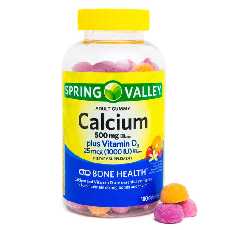 Spring Valley Calcium + Vitamin D3 Gummies