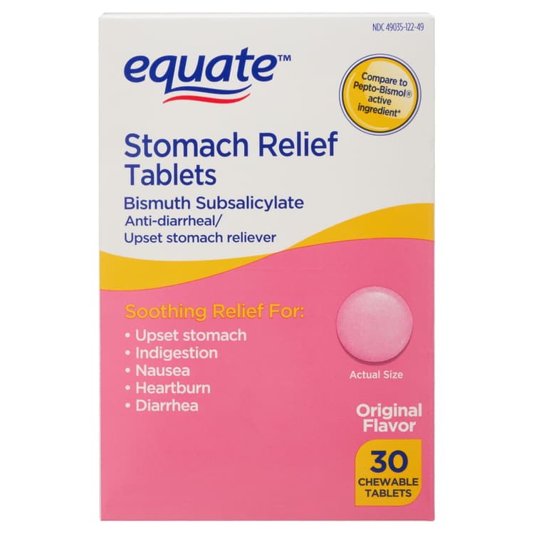 Equate Stomach Relief Chewable Tablets