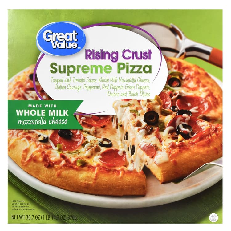 Great Value Rising Crust Pizza, Supreme