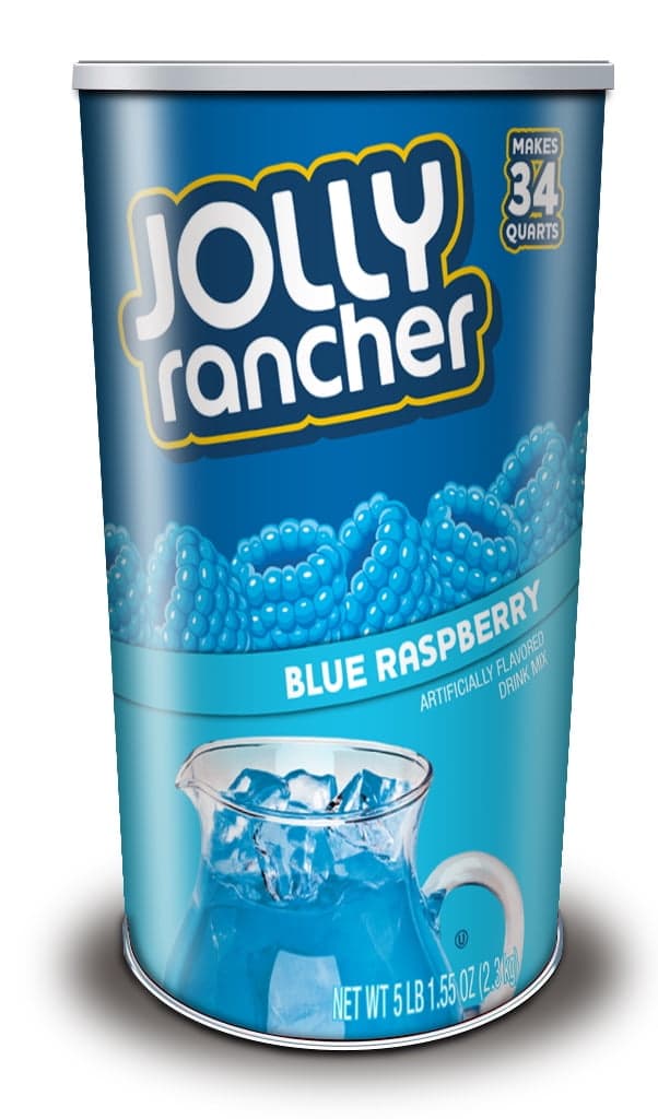 Jolly Rancher Drink Mix Canister, Blue Raspberry