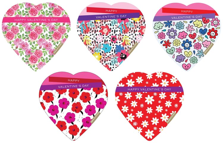 Elmer Chocolate Assorted Chocolate Fashion Flower Valentine Heart