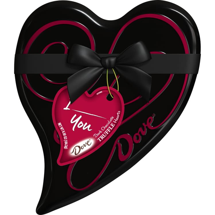 Dove Truffles Hearts Valentine'S Day Dark Chocolate Candy